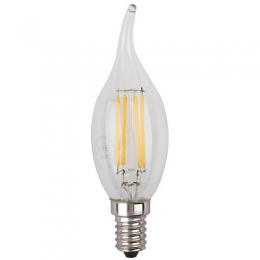 Лампа светодиодная филаментная ЭРА E14 7W 2700K прозрачная  Б0027944  - 1