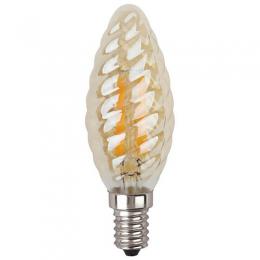 Изображение продукта Лампа светодиодная филаментная ЭРА E14 7W 2700K золотая  Б0027966 