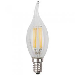 Лампа светодиодная филаментная ЭРА E14 7W 4000K прозрачная  Б0027945  - 1