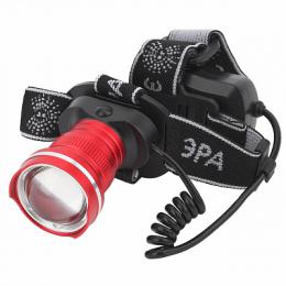 Изображение продукта Налобный светодиодный фонарь ЭРА аккумуляторный  Б0039626 